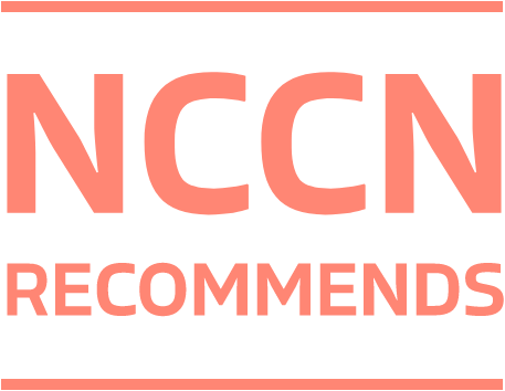 NCCN recommends.